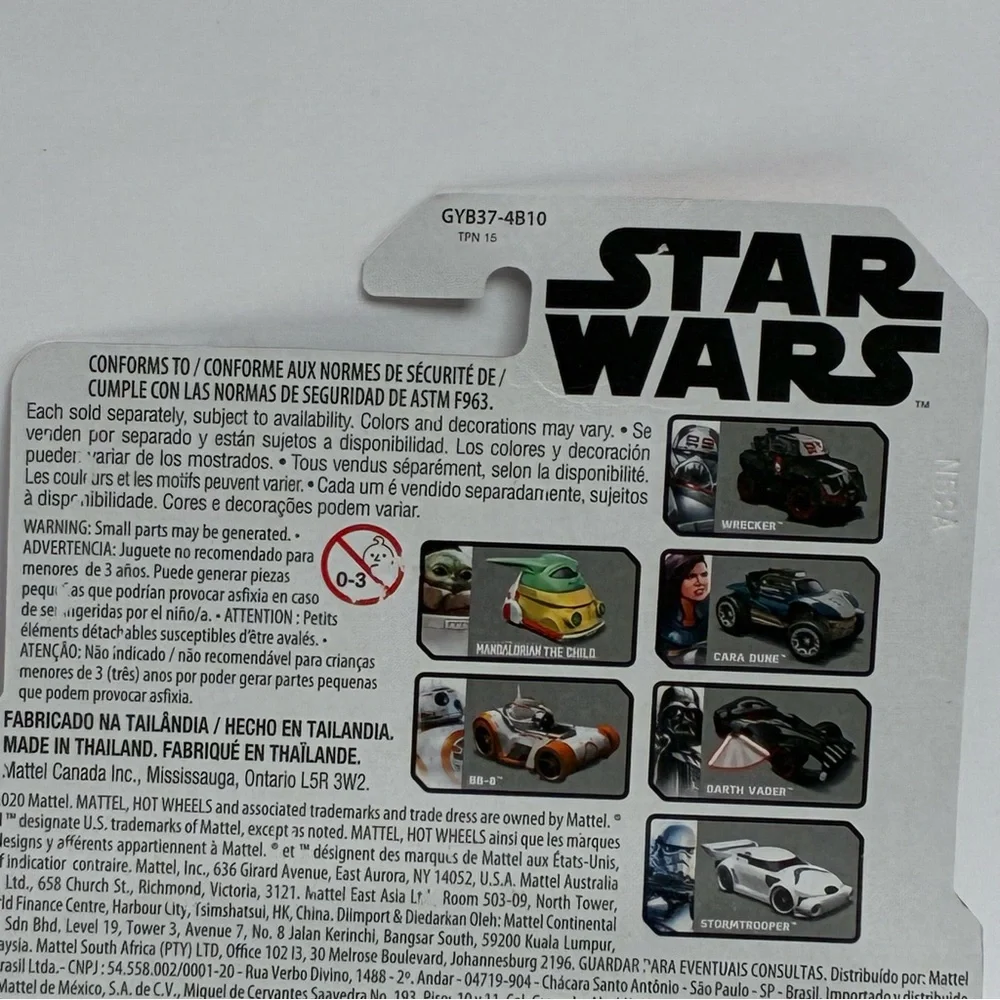 HOT WHEELS CHARACTER CARS 2021 STAR WARS THE MANDALORIAN DIECAST